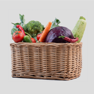 Premium Gorcery Basket with 10+ Daily Needs Items!