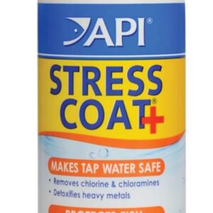 API STRESS COAT Water Conditioner, Makes Tap Water Safe, Removes Chlorine & Chloramines, 16oz