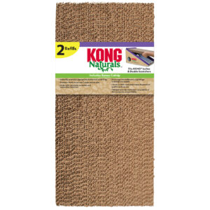 KONG Naturals Scratcher Refills for KONG Incline and Double Cat Scratchers, 2 Pack