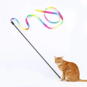 Petstages Lure Teaser Wand Cat Toy, Blue, One-Size