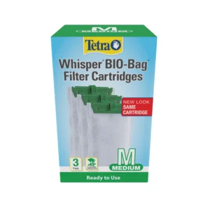 Tetra Whisper Bio-Bag Ready-to-Use Disposable Filter Cartridges for Aquariums, Large, 3 Count