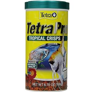 TetraPro Tropical Crisps 6.70 Ounces, Fish Food, Advanced Clear Water Formula