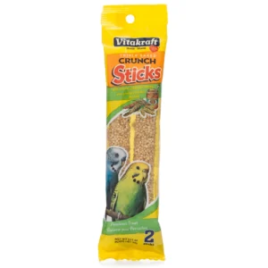 Vitakraft Crunch Sticks Parakeet Treat, Fruit & Honey Flavor, 5.3 oz (2 Pack)