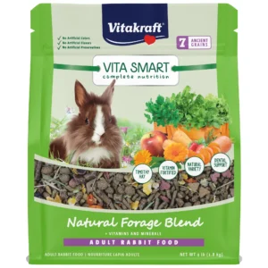 Vitakraft VitaSmart Complete Nutrition Rabbit Food with Prebiotics and Antioxidants, 4 lb