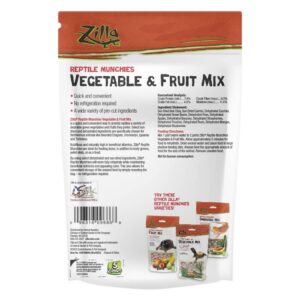 Zilla Reptile Munchies Vegetable Mix Reptile Food, 4oz