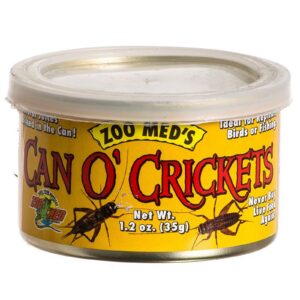 Zoo Med Can O Crickets, Premium Reptile Food, 1.2 oz